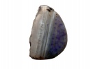 850402 Zawieszka agat fasetowany, ok.: 36,5x25,1x9,8mm