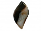 850547 Zawieszka agat, ok.: 50,9x26,3x5,4mm