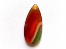 850758 Zawieszka agat, ok.: 40x18x6mm