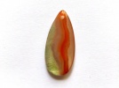 850759 Zawieszka agat, ok.: 40x18x6mm