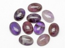 910390 Kaboszon ametyst ok.: 18x13mm