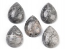910434 Kaboszon jaspis łezka ok.: 20x15mm