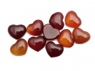910466 Kaboszon agat serce ok 15x18mm