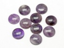 910488 Kaboszon ametyst ok.: 6mm 2szt