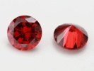 Cyrkonia 2,5mm garnet 10szt