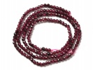 Granat kulka fasetowana 2mm sznur