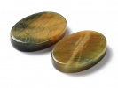 910438 Kaboszon tygrysie oko ok.: 18x13mm